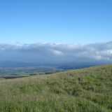 View down toward the eastern side of the island.