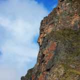 The Inca face seen in profile on the side of Pinkuylluna was partly man-made and used for solar observations.