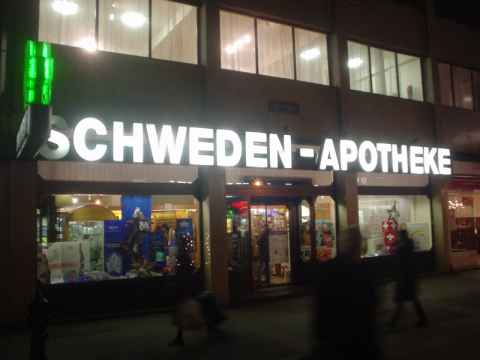 Just a few subway stops to the north of me is Schwedenplatz (Sweden-square).