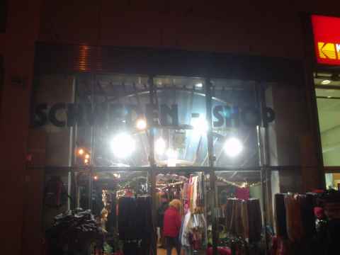 Of course with a Schweden-Shop, although I could not for the life of me find anything particularly Swedish in there.