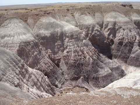 Closeup of the Blue Mesa cliffs. Closeup of the Blue Mesa cliffs.