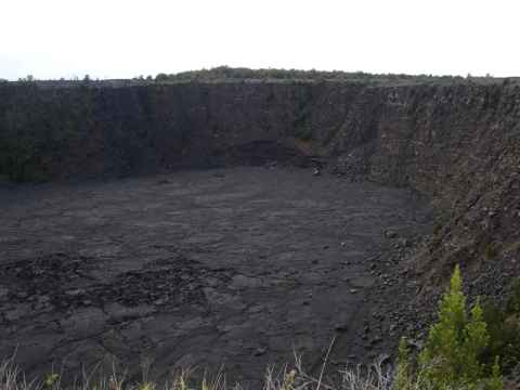 Keanakako'i, a place where the people of old used to mine for stone for tools. Keanakako'i, a place where the people of old used to mine for stone for tools.