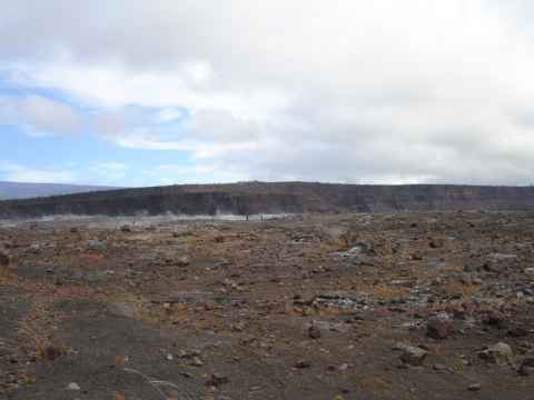 Steam vents. When you stand here with the wind blowing at you, you'llsuddenly feel warm, moist air coming at you. This is steam from the ground. Steam vents. When you stand here with the wind blowing at you, you'llsuddenly feel warm, moist air coming at you. This is steam from the ground.