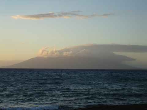 View of East Maui from Oneuli.