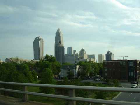The Charlotte skyline. The Charlotte skyline.