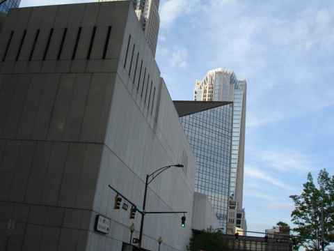In the financial district. In the financial district.