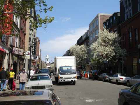Street in the Italian quarter.