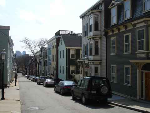 A street on Bunker Hill.