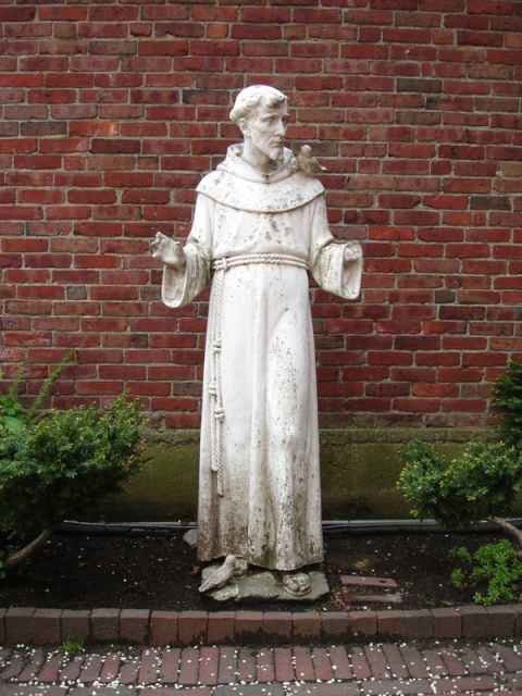 Statue of Francis of Asissi. Statue of Francis of Asissi.