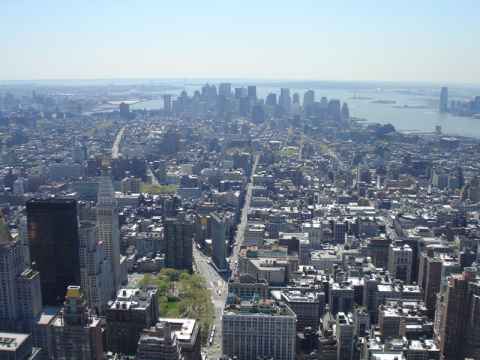 The view south from the observatory.