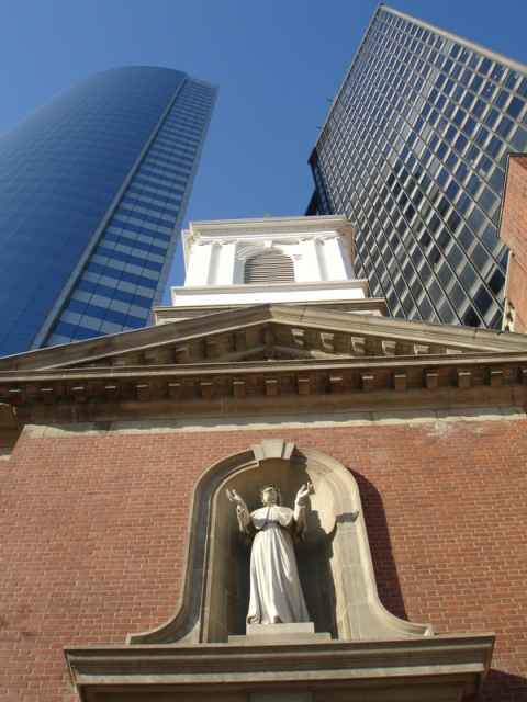 A curch near battery park.