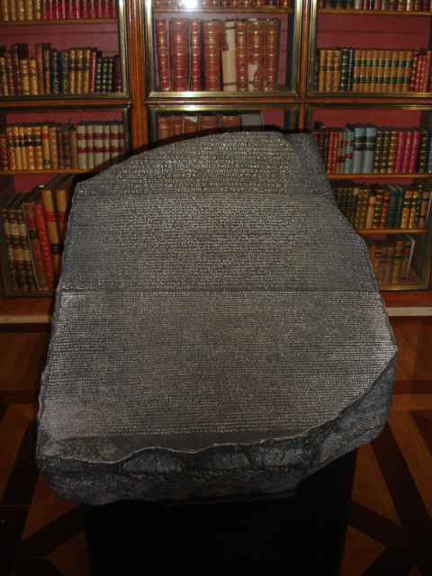 The rosetta stone. The rosetta stone.