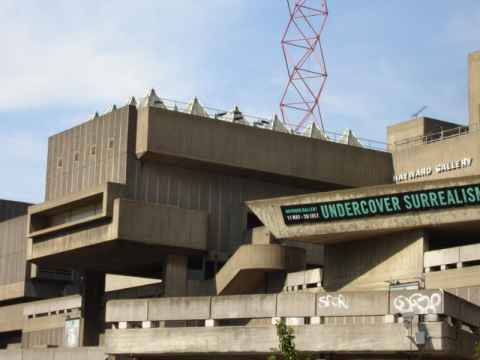 Hayward Gallery, another brutalist building.