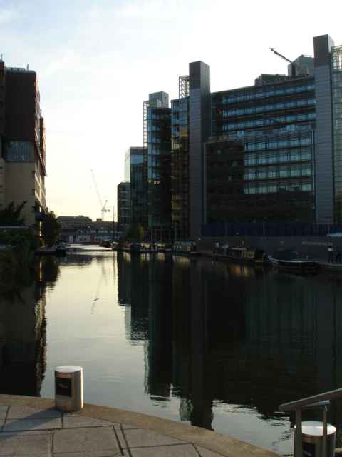 Looking southwest toward Paddington station. Looking southwest toward Paddington station.