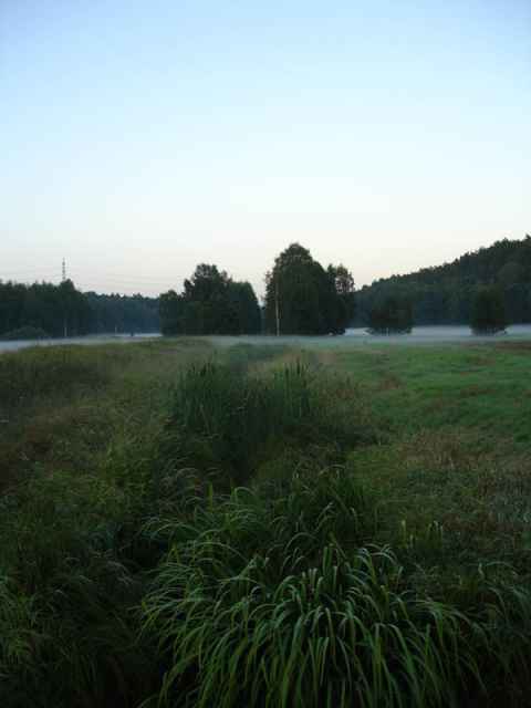 Igelbäcken as it passes near the subway at Kymlinge.