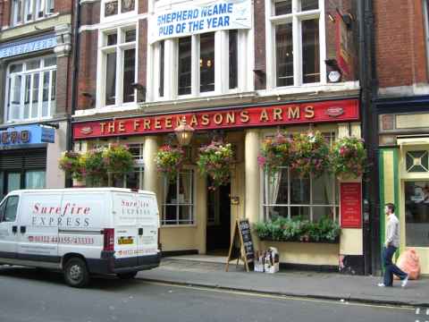 A nearby pub. A nearby pub.