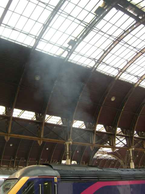 Diesel train at Paddington Station. Diesel train at Paddington Station.