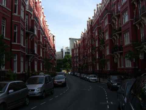 Red houses. Red houses.