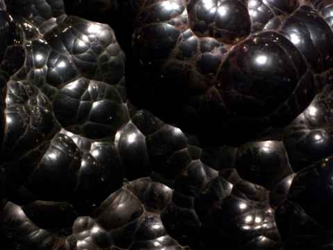 Closeup of a block of hematite. Closeup of a block of hematite.