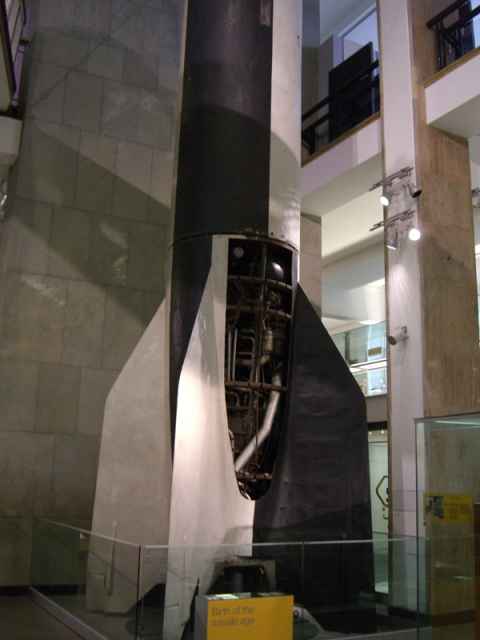 A captured german V2 rocket. A captured german V2 rocket.