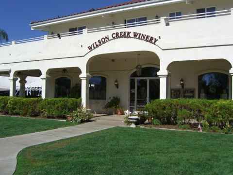 The destination - Wilson Creek Winery. The destination - Wilson Creek Winery.