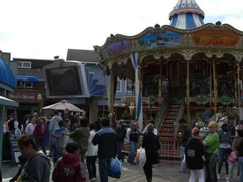 Pier 39 at Fisherman's Wharf. Pier 39 at Fisherman's Wharf.