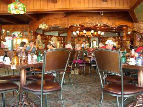 The Madonna Inn restaurant. The Madonna Inn restaurant.
