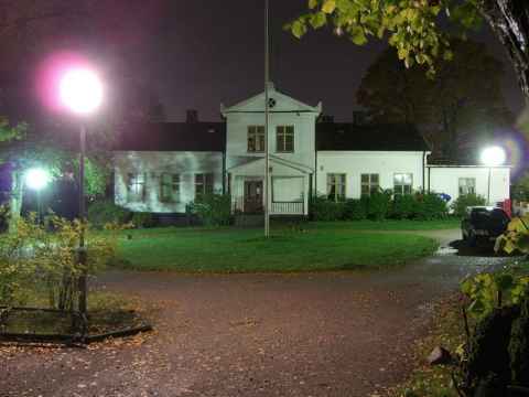 Main building of Kista Gård, the farm that the current suburb took its name from.
