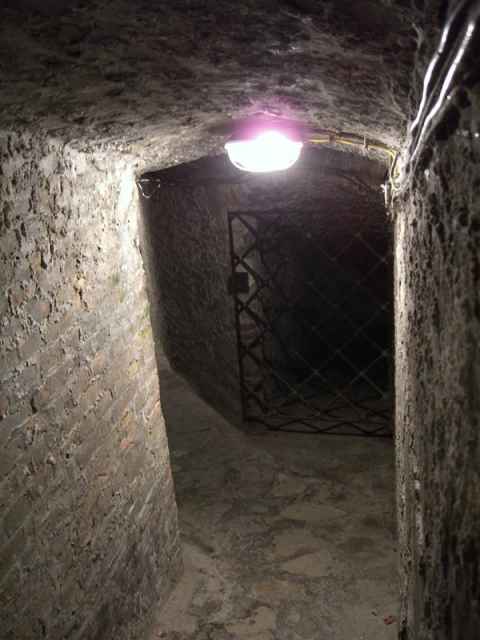 The narrow passage leading to the catle's well. The narrow passage leading to the catle's well.