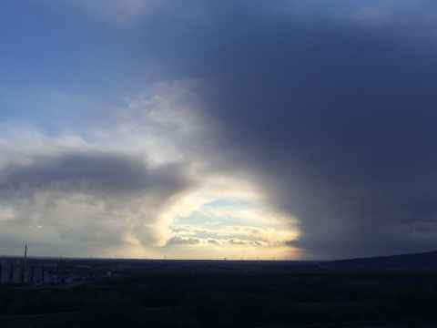 Rain clouds approaching from Vienna. Rain clouds approaching from Vienna.