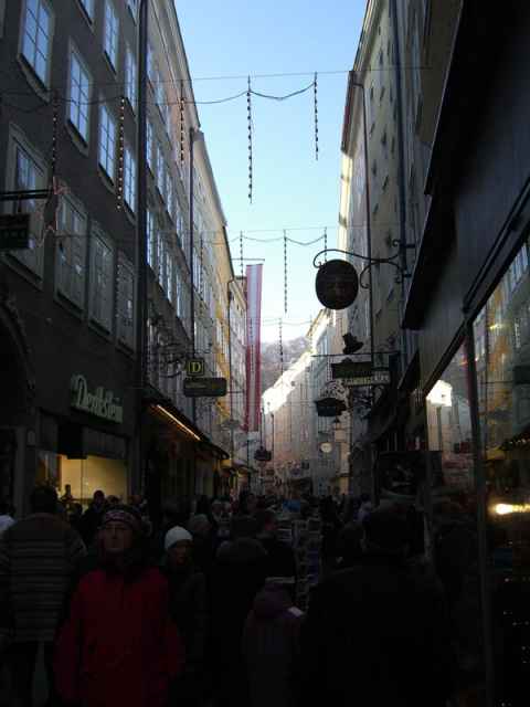 This is what most of the old town of Salzburg looks like. This is what most of the old town of Salzburg looks like.