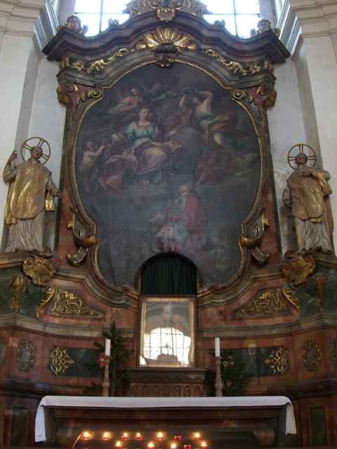 Detail from the University Church. Detail from the University Church.