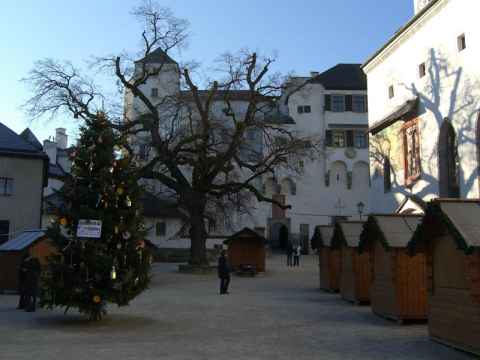 Fortress courtyard. Fortress courtyard.