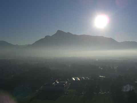 View toward the Untersberg. View toward the Untersberg.