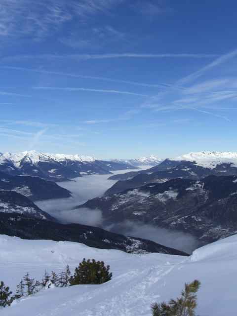 View down the valley.
