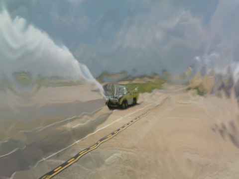 When taxing to the gate for the last time, two fire trucks hosed the plane as a salute.