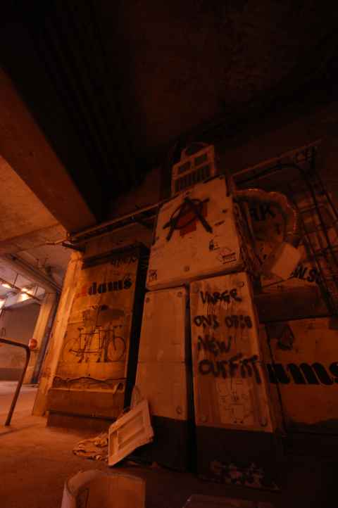 You see, the structure is inhabited by a killer robot and we don't dare touch it for fear of retribution.