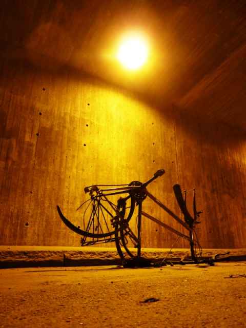 Kids, this is the bike I had to ride a hundred miles, through molten lava, uphill both ways, every day.